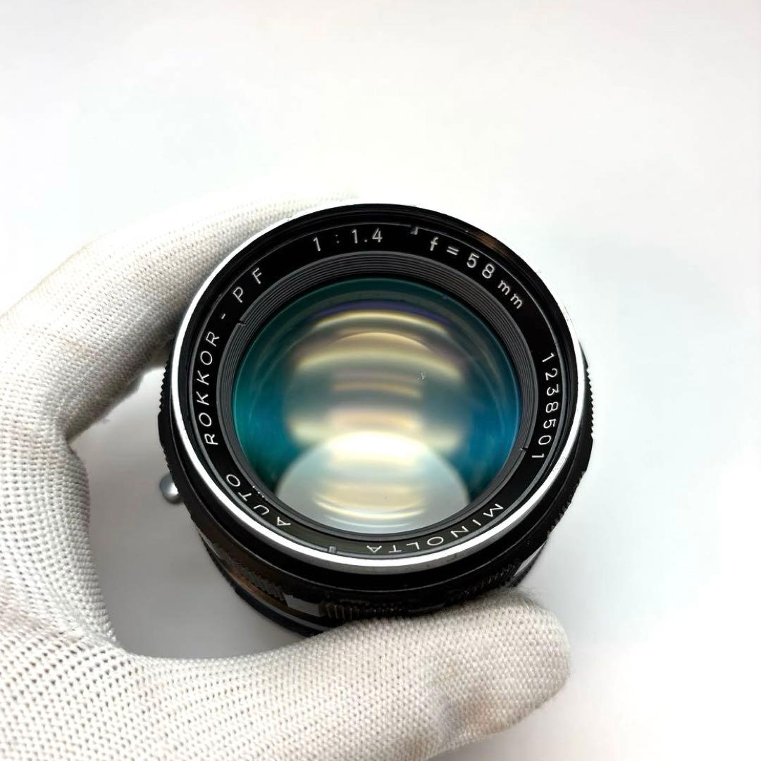 MINOLTA AUTO ROKKOR-PF 58mm f1.4前期型
