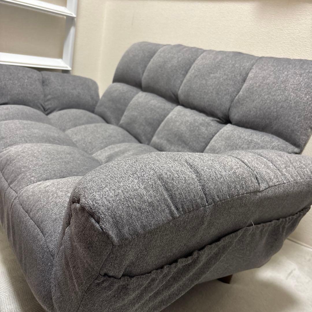 [送料込み]NITORI ニトリ　コンパクトソファ(ポケットO GY)