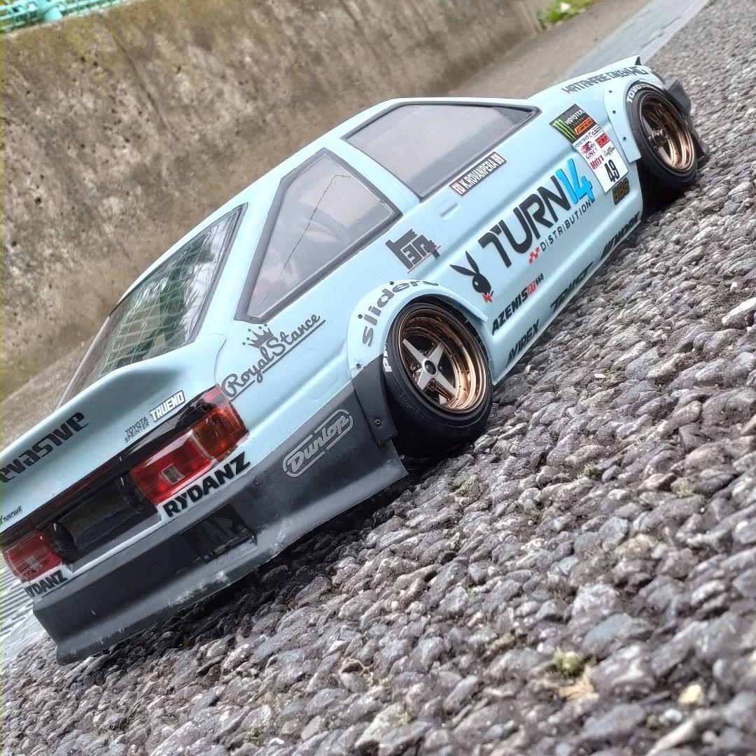 AE86 TRUENO 3DR ラジドリ ボディ D-CRAFTリトラ LED付