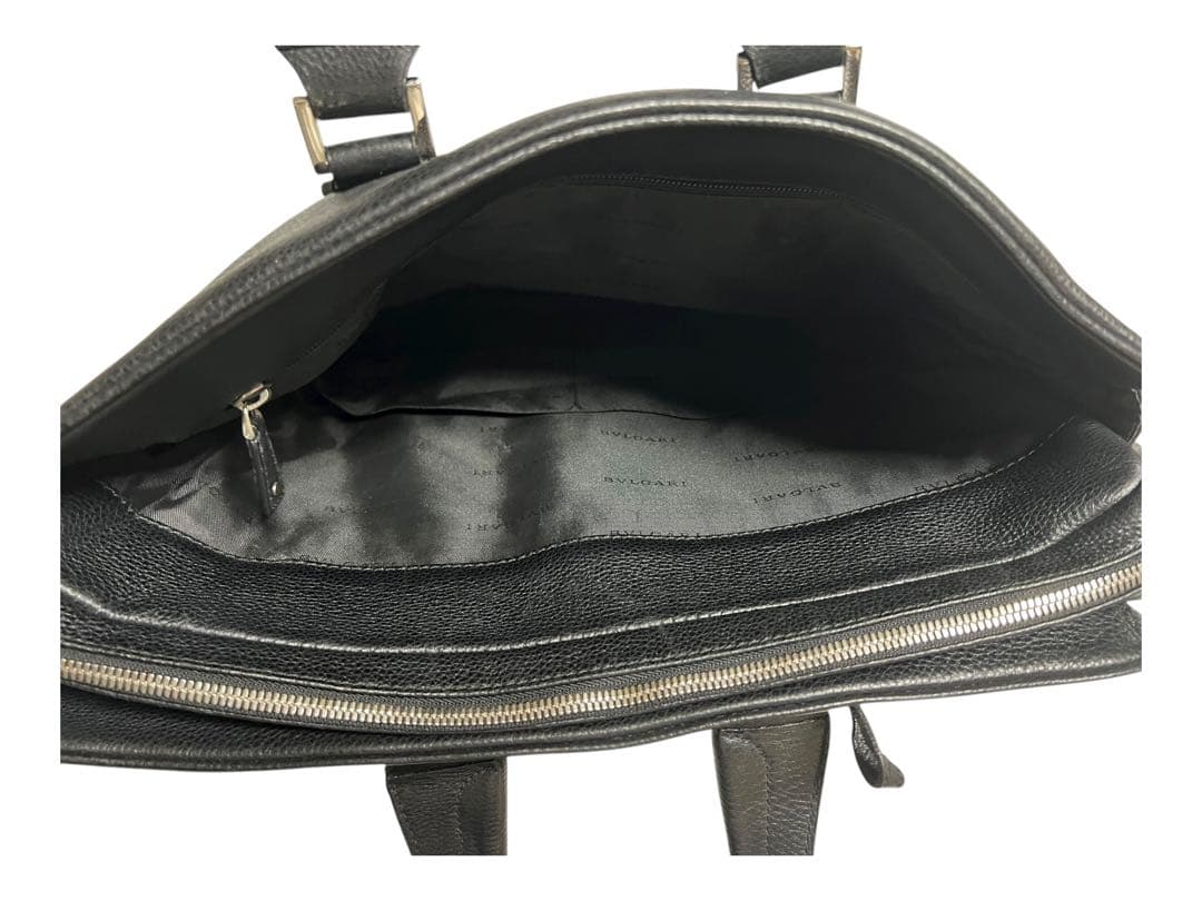 BVLGARI ブルガリ 本革 レザー ビジネスバッグ ブリーフケース メンズ