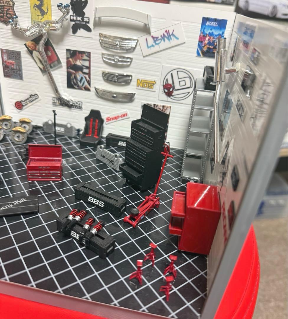 アオシマ/フジミ 1/24 ガレージ ジオラマ