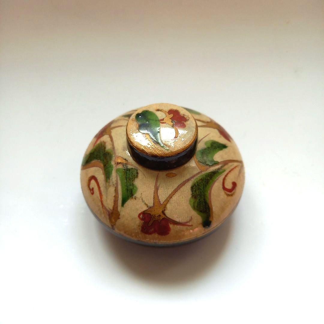 小森忍　山茶窯　インク壺　アンティーク　骨董　北斗窯