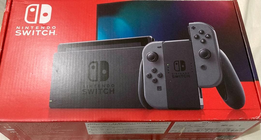 【動作確認済み】Nintendo Switch グレー 本体【現行モデル】