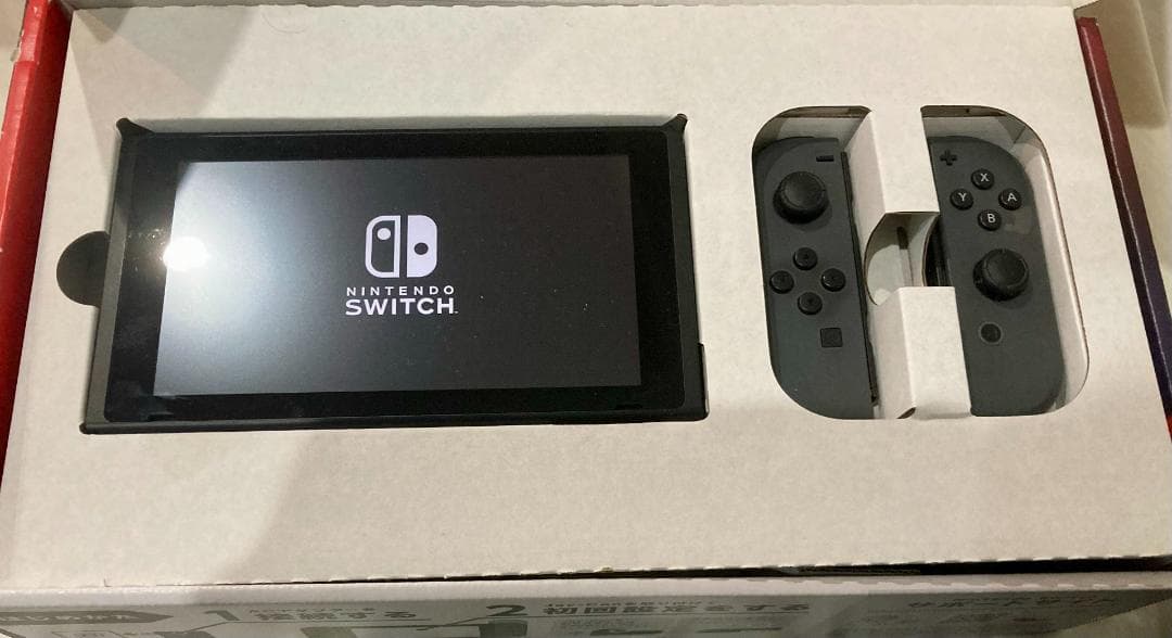 【動作確認済み】Nintendo Switch グレー 本体【現行モデル】