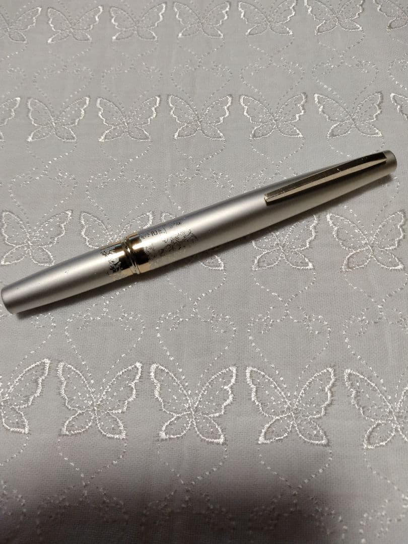 ヴィンテージ ペン先21K セーラー万年筆 シルバー・ピンク