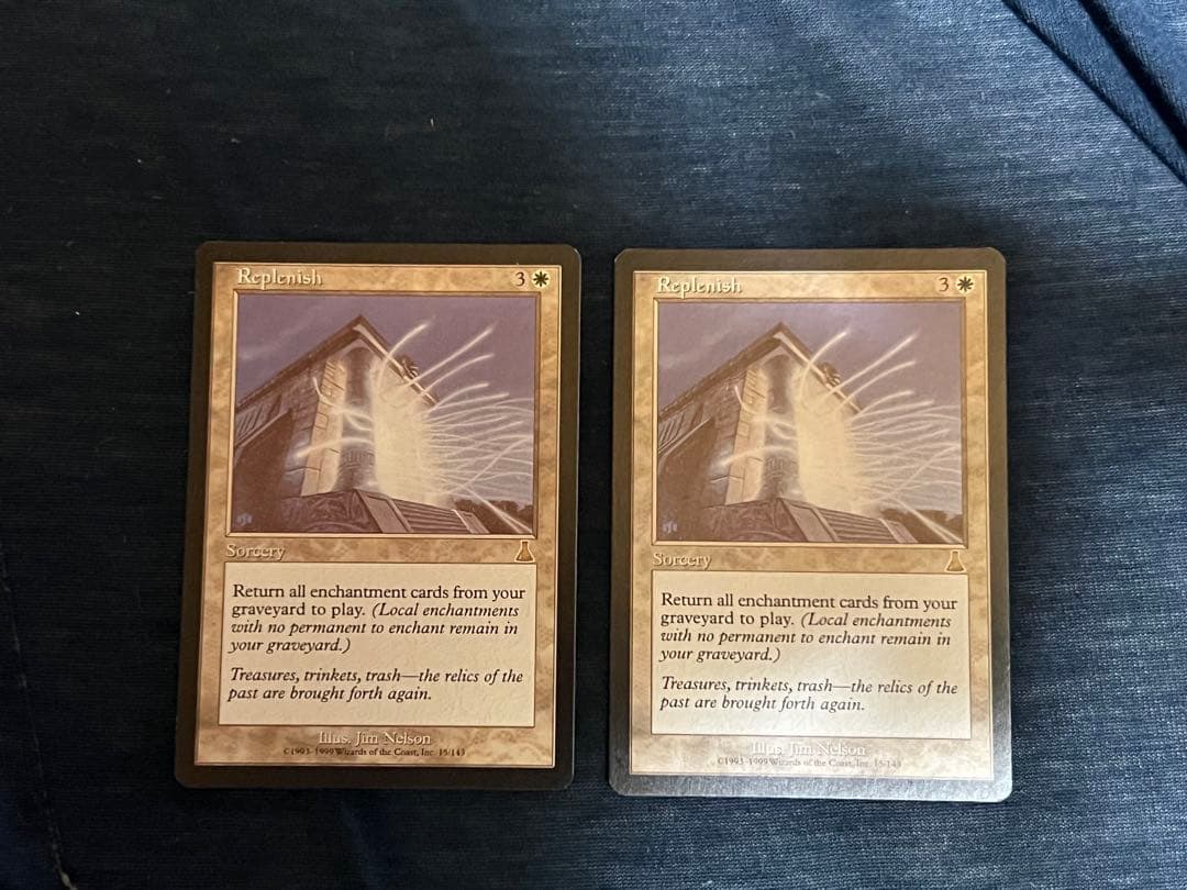 補充/Replenish mtg 英語版 2枚セットウルザズ・デスティニー