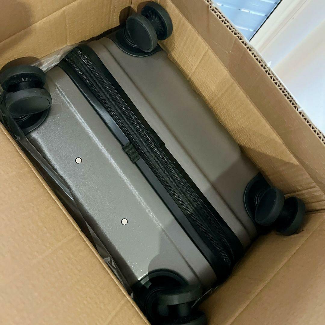 新品✔️スーツケース Lサイズ 100L キャリーケース 大容量 TSA グレー