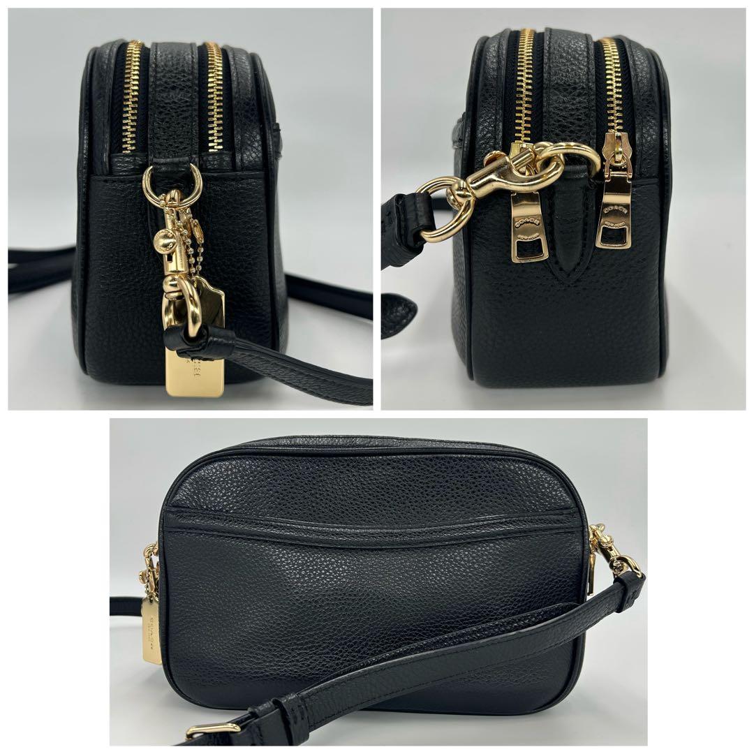 【超美品】COACH ブラック ショルダーバッグ