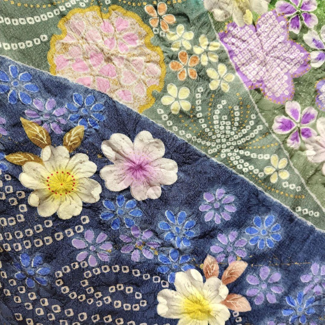 振袖フルセット(8点)・成人式・辻ヶ花・辻が花・花絞り・ブランド・正絹・逸品