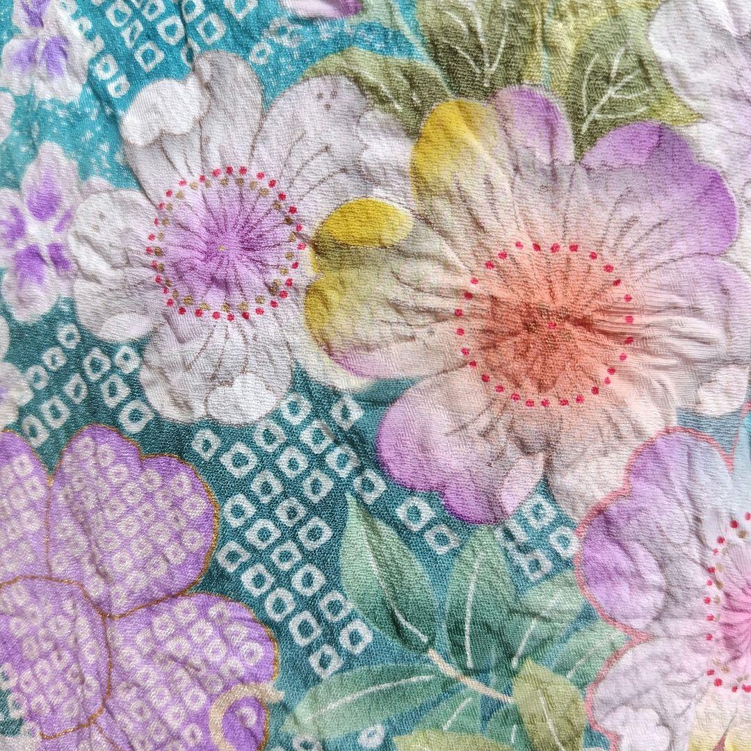 振袖フルセット(8点)・成人式・辻ヶ花・辻が花・花絞り・ブランド・正絹・逸品