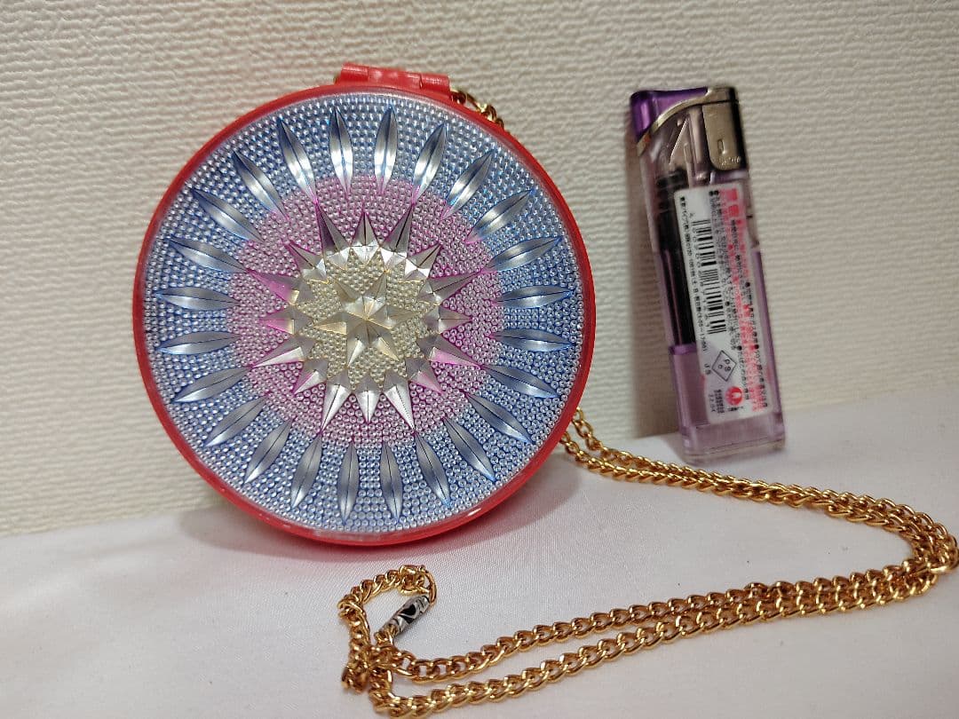 昭和レトロ 当時物 ひみつのアッコちゃん コンパクトミラー ペンダント