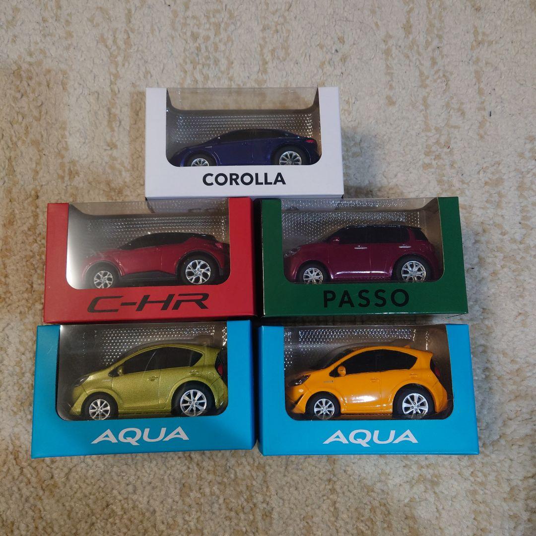 トヨタ　プルバックカーセット COROLLA C-HR PASSO AQUA