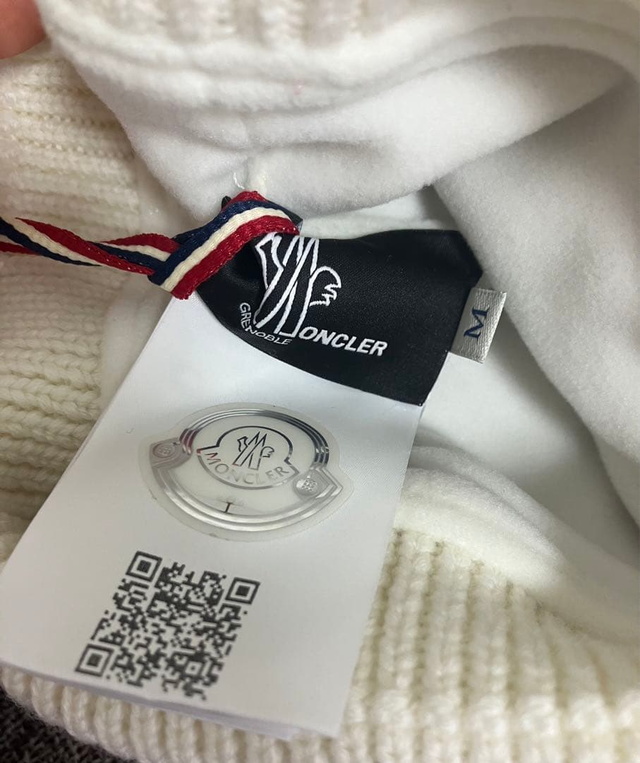 新品 MONCLER モンクレール　グルノーブル　ニット　キャップ　ビーニー帽