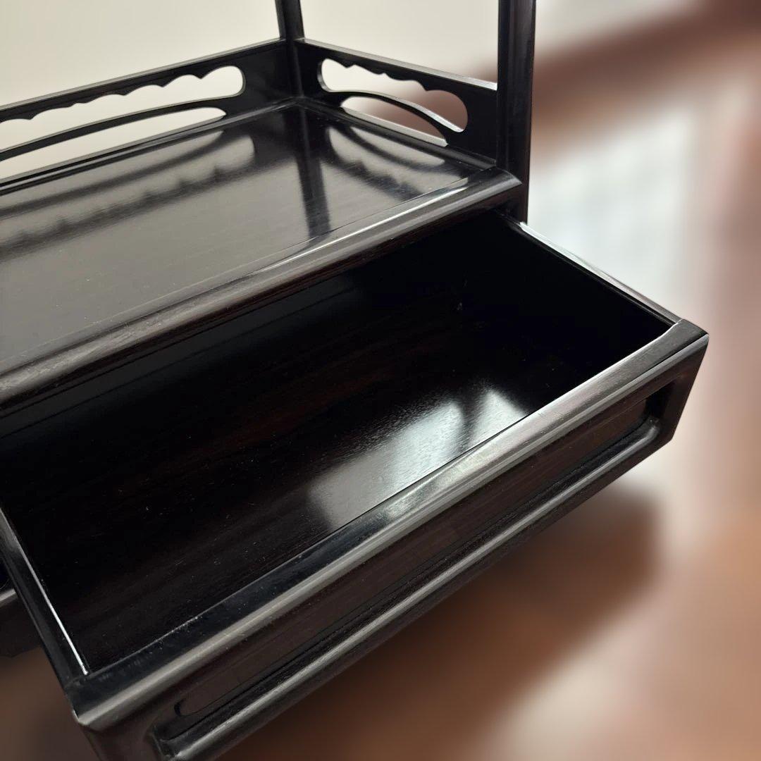 日本製黒の木製収納家具