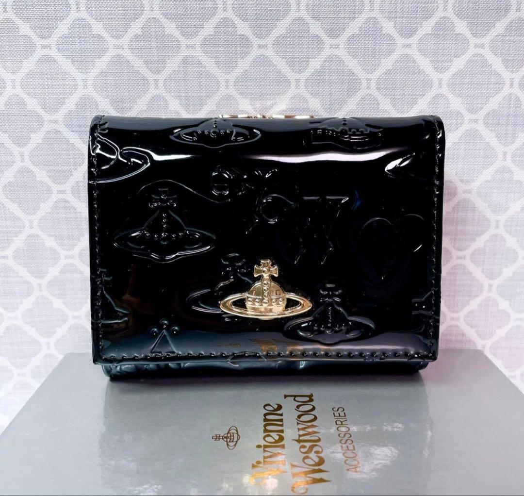 【大人気♡ショッパー付】新品 Vivienne Westwood エナメル 黒