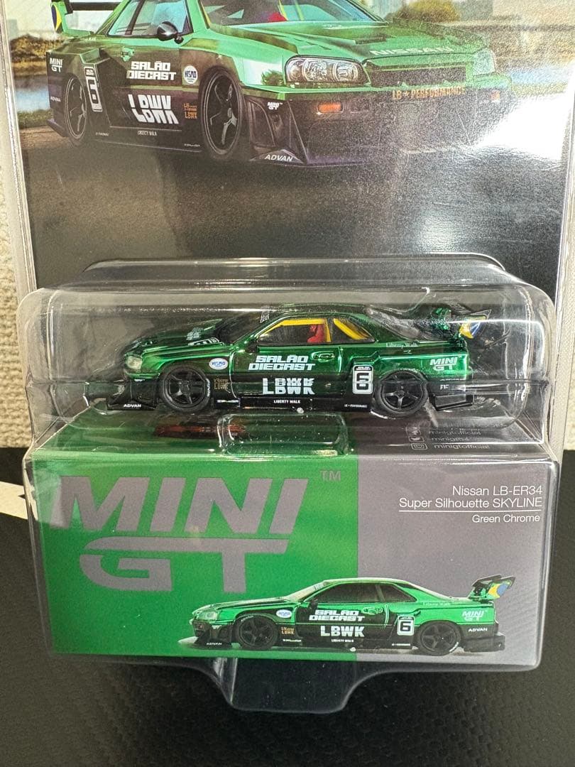 ミニカー MINI GT NISSAN LB-R34 BRAZIL CONVENTION