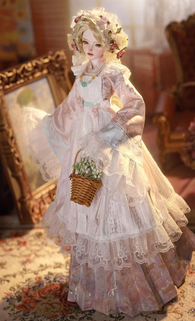 AX114 BJD 1/4 ドール本体 Dendro 球体関節人形 ハンドメイド