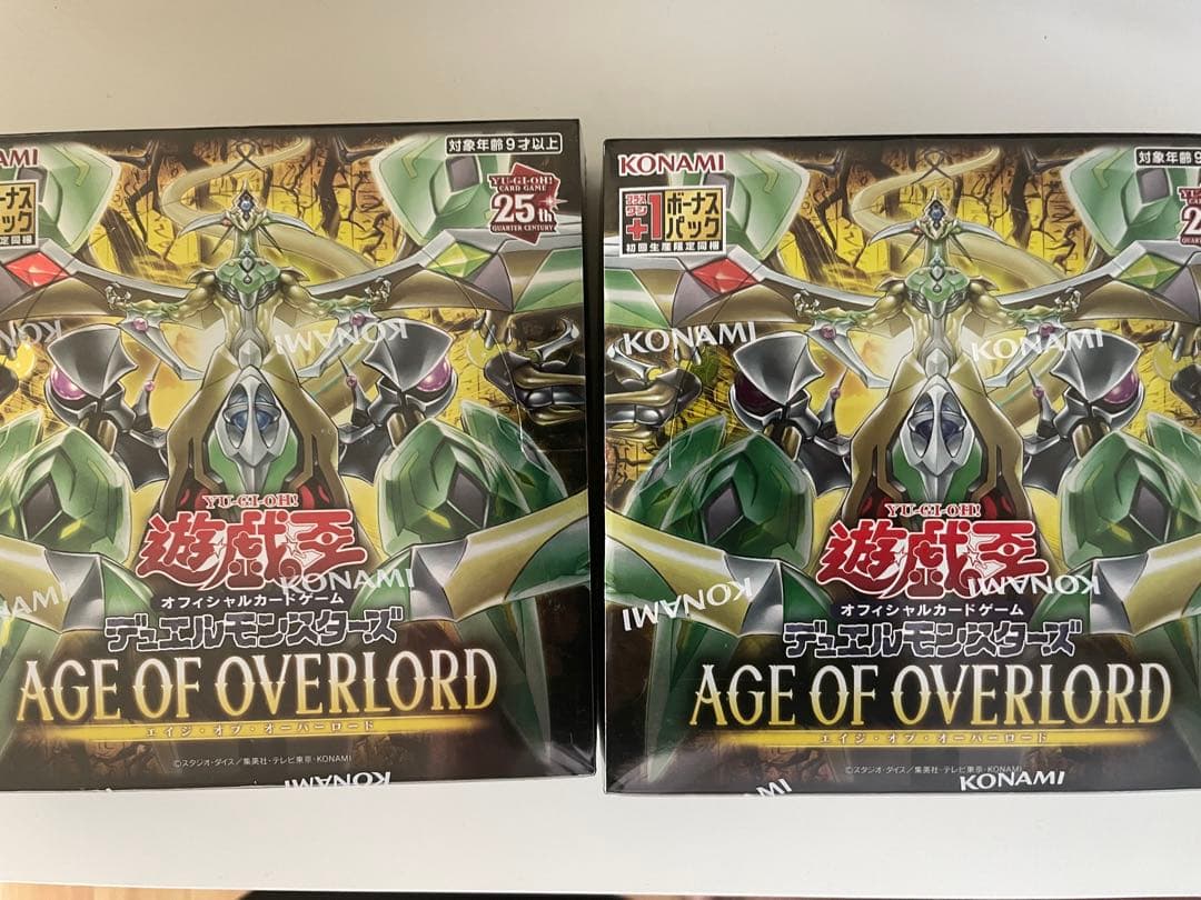 遊戯王 エイジオブオーバーロード　AGE OF OVERLORD 2BOX