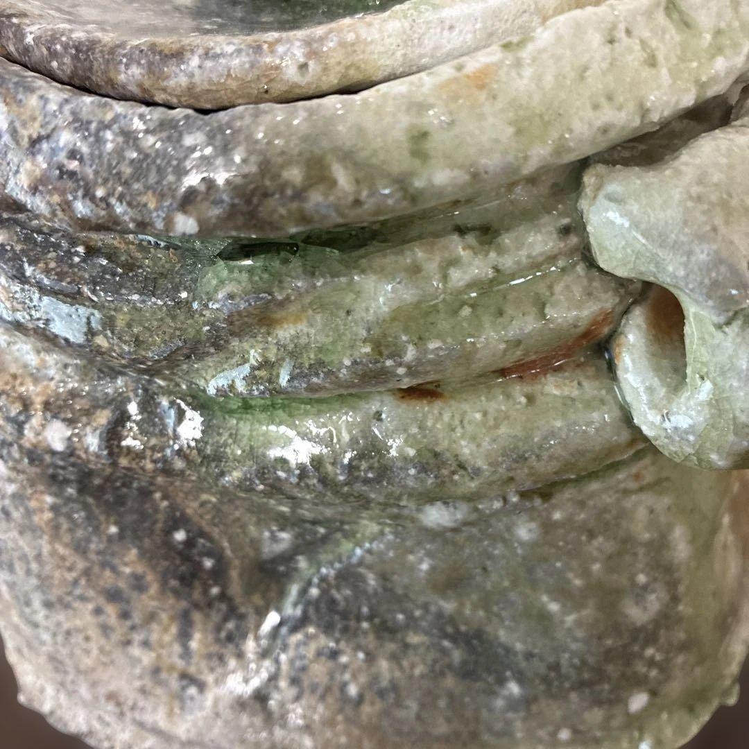 伊賀焼　水差　耳付水指　 井村侊生　伊賀　信楽　茶道具　茶室　茶碗