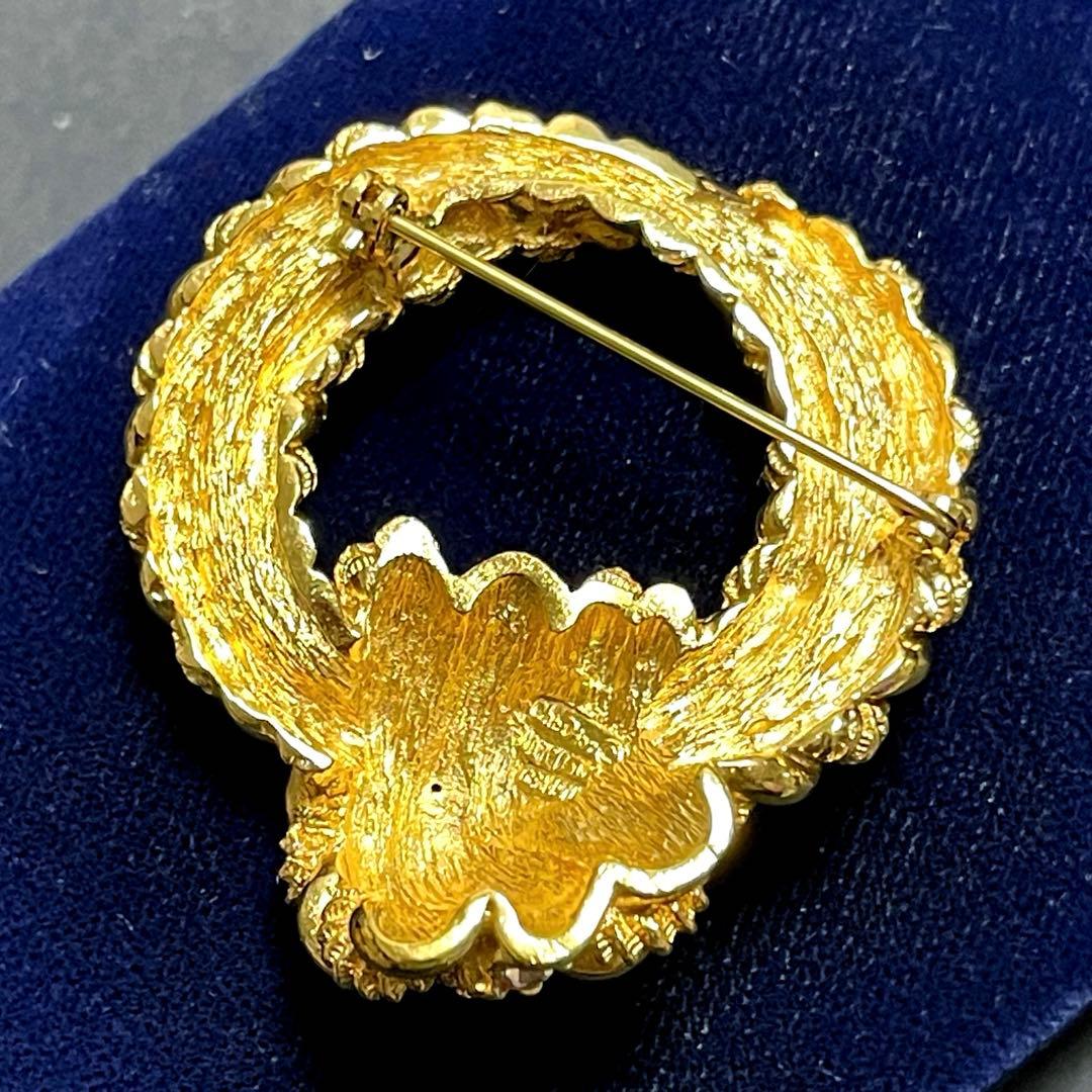 Christian Dior ストーン ブローチ ヴィンテージ