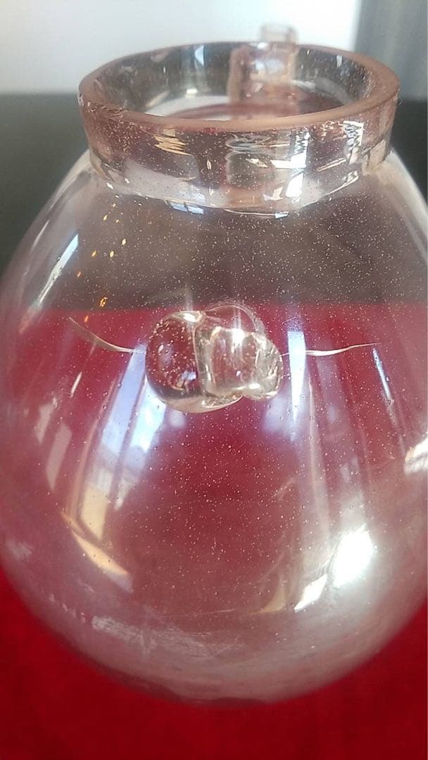 チロリ　酒器　古道具　アンティーク　水注　ちろり　和ガラス　花器　ギャマン