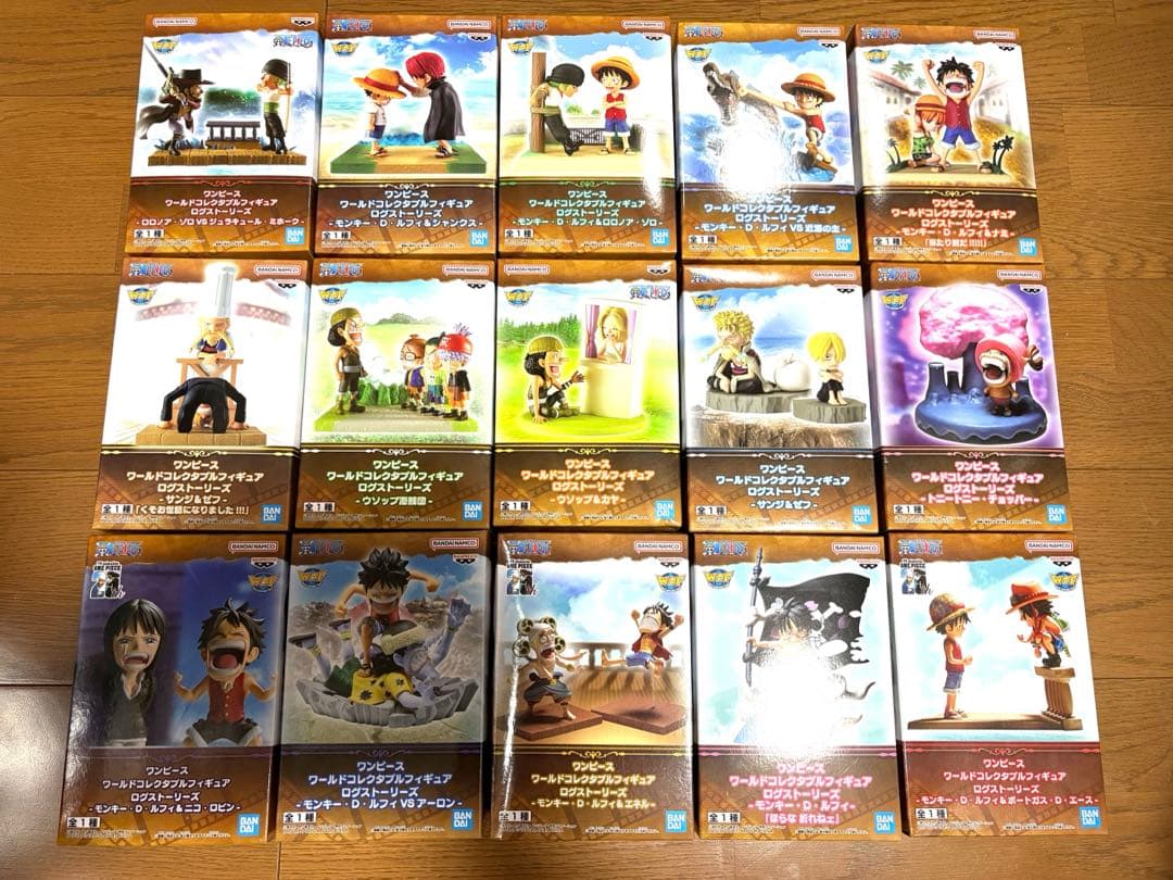 ワンピース ワールドコレクタブルフィギュア 全16種セット