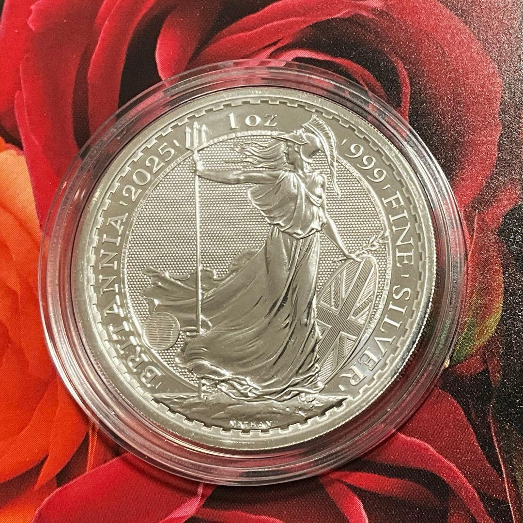 本物保証　2025年 イギリス　ブリタニア 銀貨 1オンス 1oz 純銀