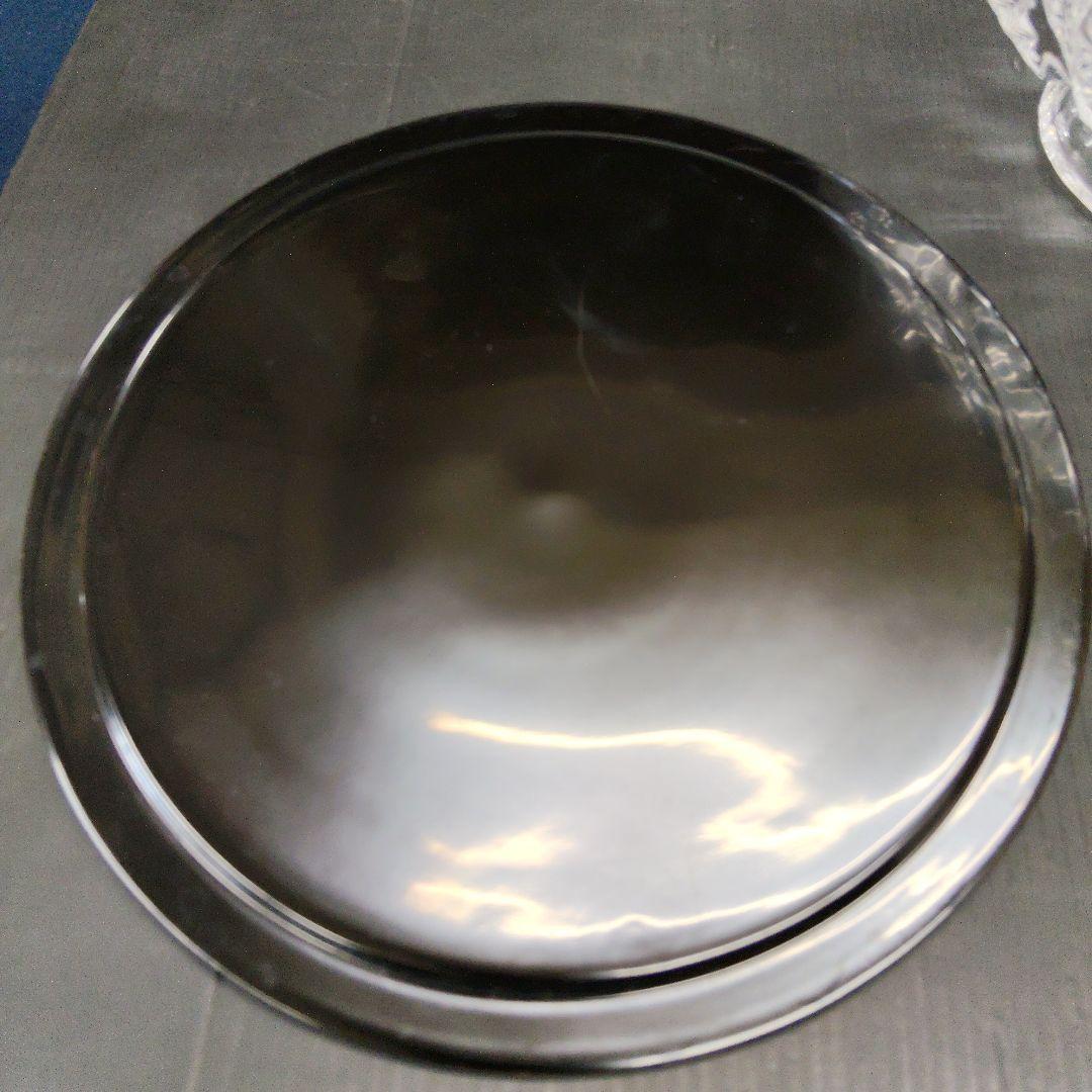 お値下げ 義山 水指 水崎長寿 ギヤマン 茶道具 共箱 切子水指 塗蓋