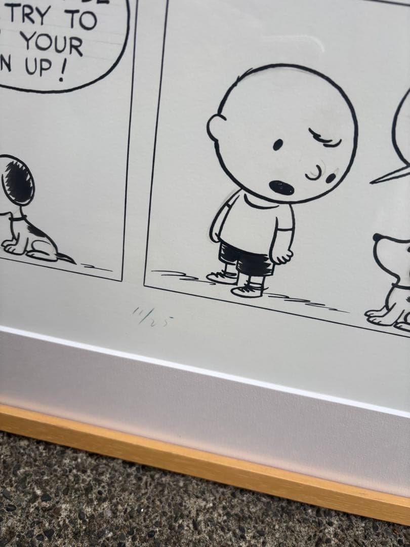 PEANUTS SNOOPY 複製原画　スヌーピー　限定25