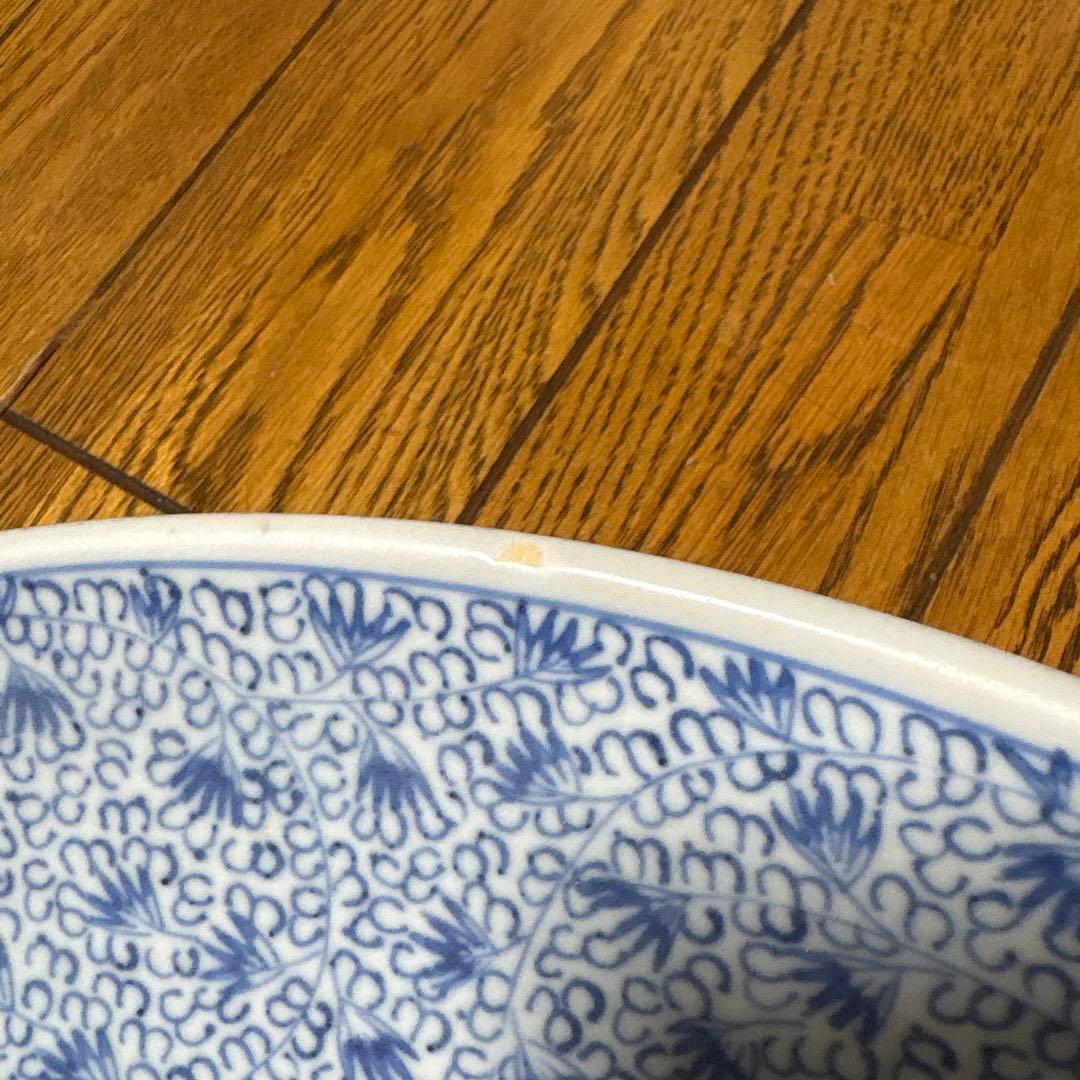 伊万里焼　大皿　微塵唐草　46㎝