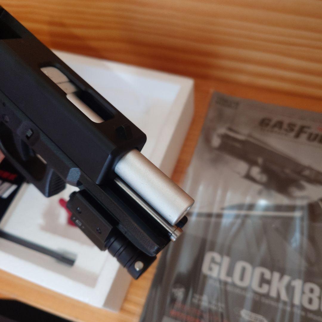 最終値下 東京マルイ メタルバレル カスタム グロック18C ガスブローバック