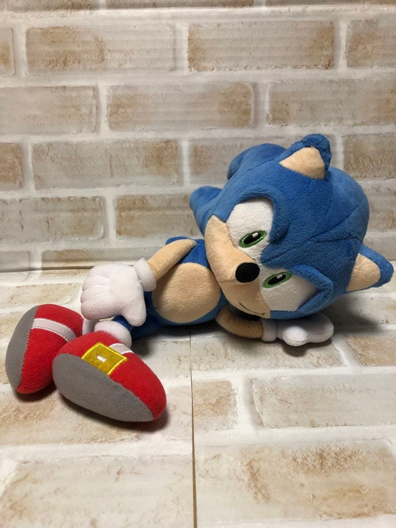ソニック ザ ヘッジホッグ　ぬいぐるみ　三英貿易　sonic SEGA
