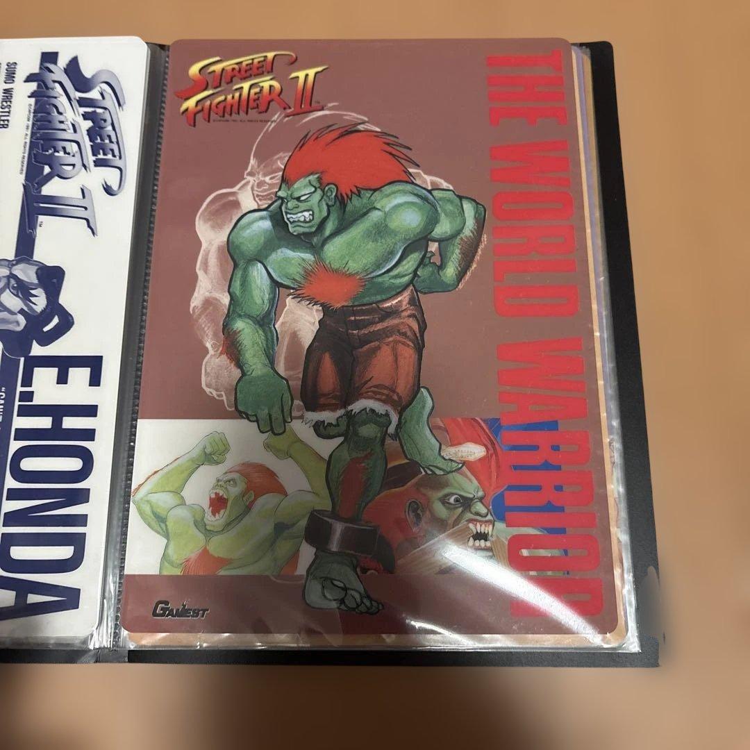 1991年第5回ゲーメスト大賞受賞記念ストリートファイター2下敷き CAPCOM