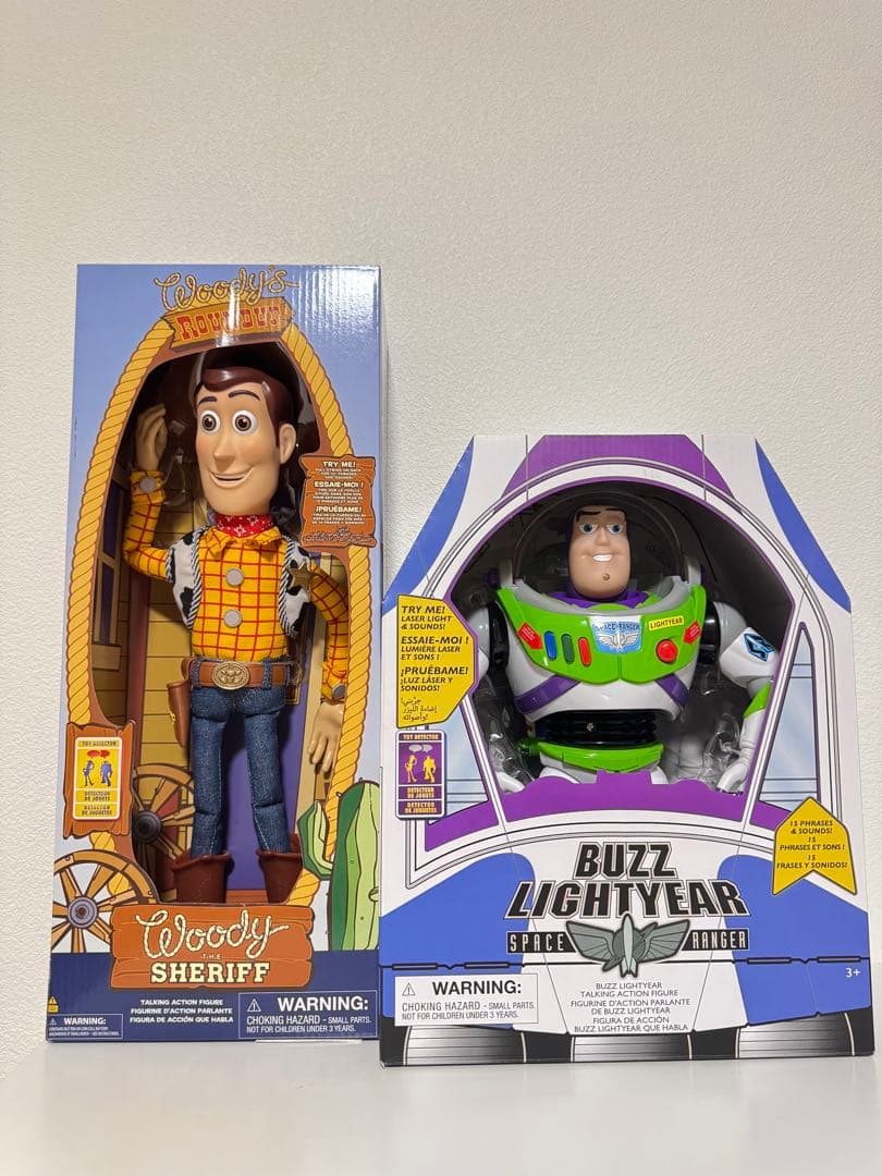 バズライトイヤー ウッディ　トーキングアクションフィギュア　トイストーリー