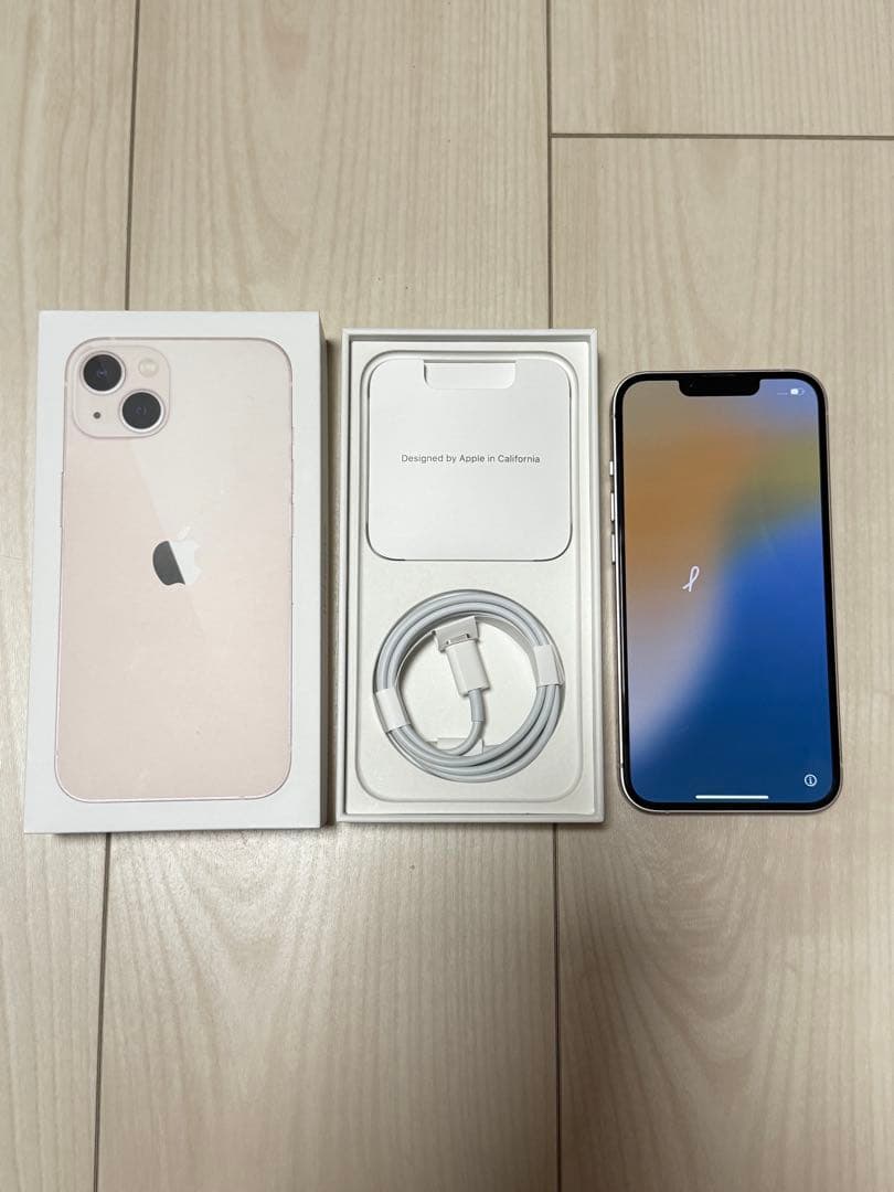 【美品】iPhone 13 本体 512GB SIMフリー 箱・付属品あり