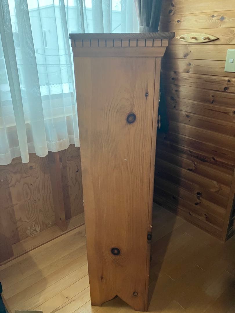ナチュラルウッドハート型キャビネット