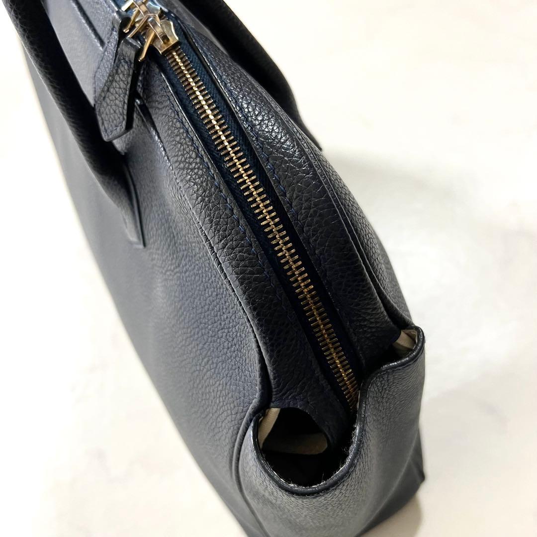 Cisei シセイ ビジネスバッグ トートバッグ 990 ネイビー レザー A4