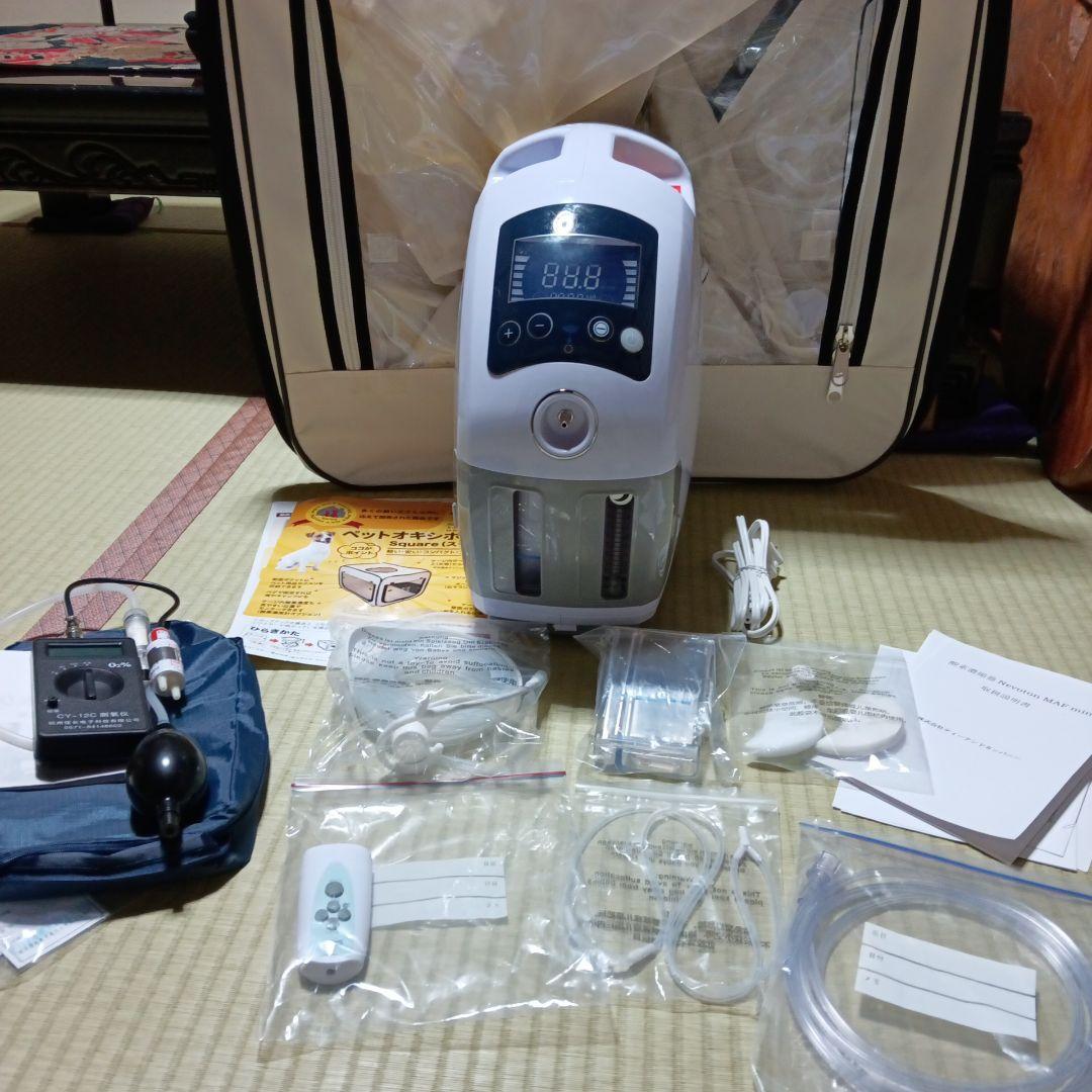 ペット向け酸素室ミニセットM　酸素濃度測定器付き