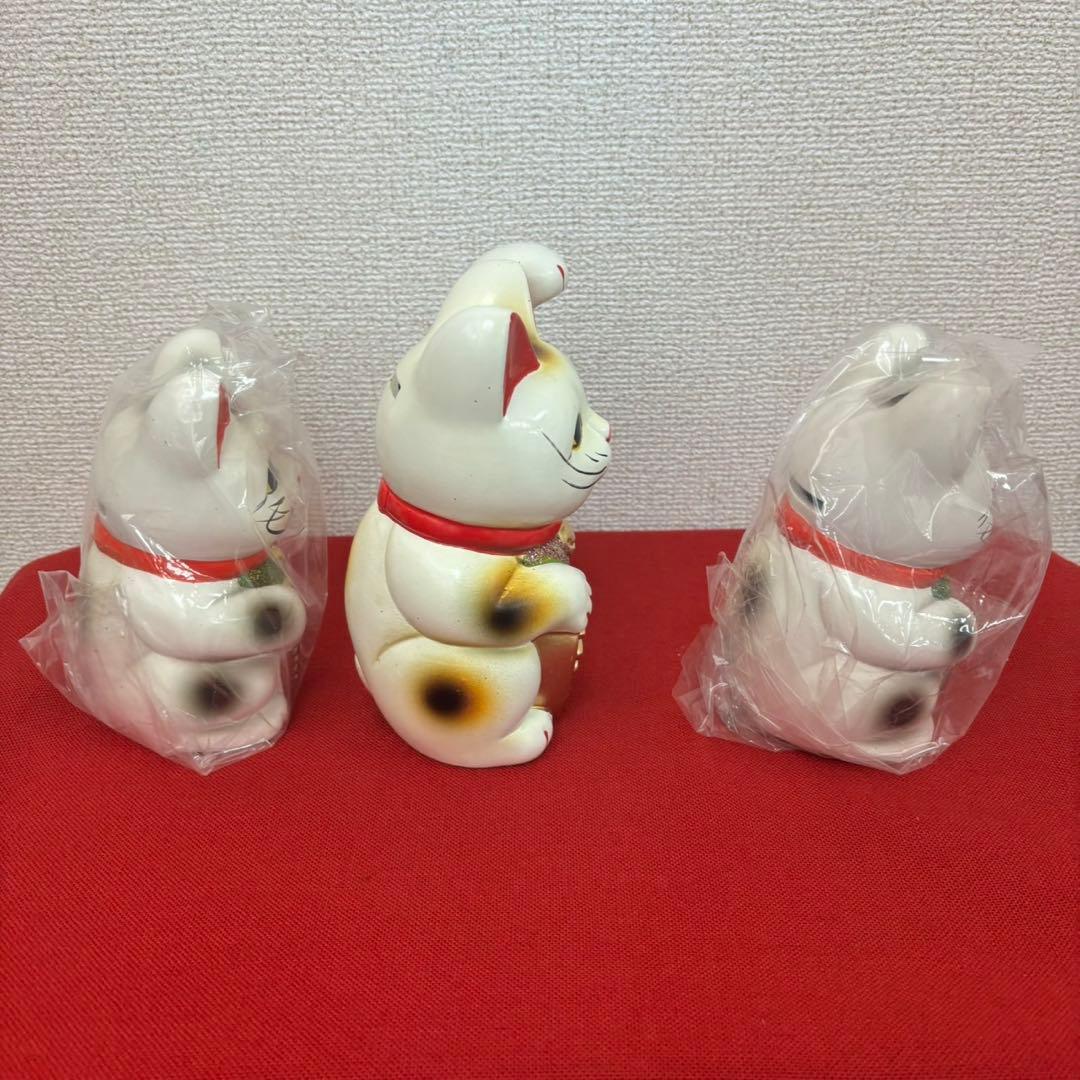 確認用招き猫 5つまとめ売りお買い得‼︎未使用箱付き‼︎ ①