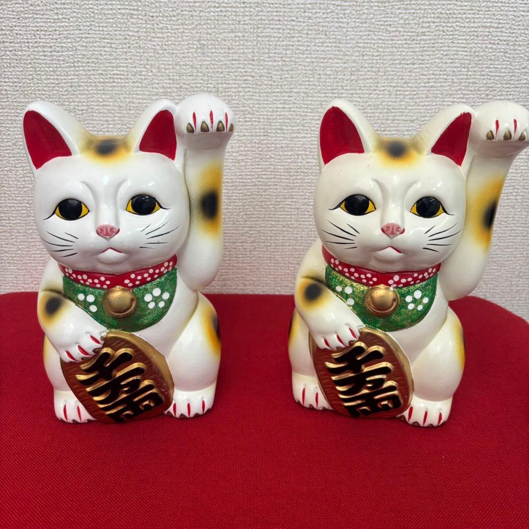 確認用招き猫 5つまとめ売りお買い得‼︎未使用箱付き‼︎ ①