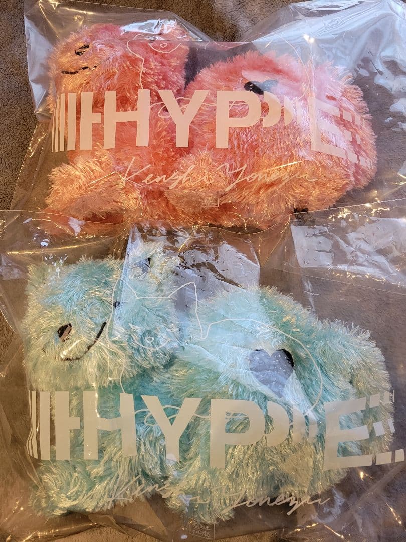 米津玄師 HYPE リイシューねこちゃん ぬいぐるみセット ピンク 水色