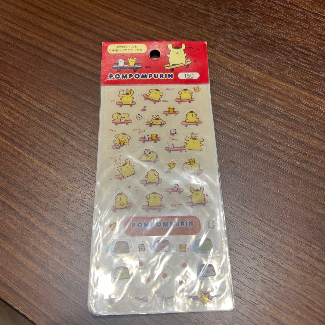 ポムポムプリン　シール　平成　当時　サンリオ