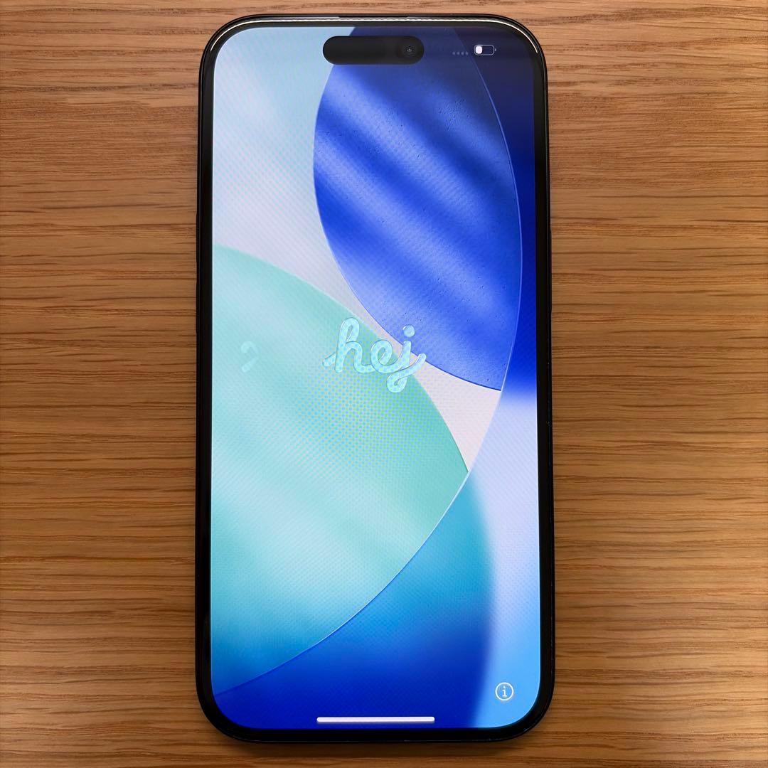 iPhone 15 ブラック 128GB バッテリー容量95% 付属品未使用