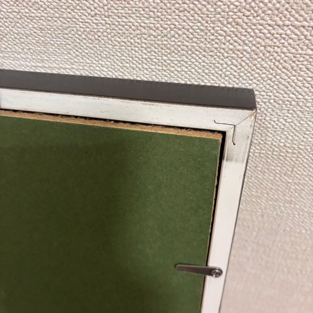 北欧モダン 抽象画 シルクスクリーン 70/100 サイン入り 額装