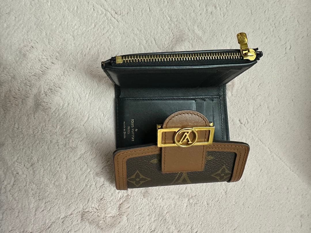 LOUIS VUITTON ルイヴィトン ドーフィーヌ モノグラム 三つ折財布