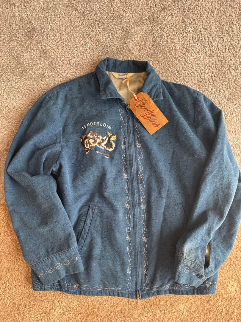 希少品　TENDERLOIN T-SOUVENIR JKT M Blue