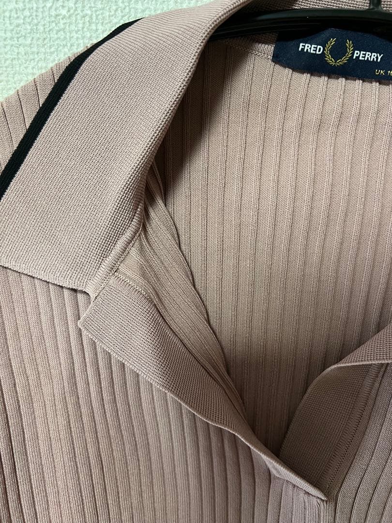 【フレッドペリー】Sheer Trim Knitted Shirt K7138