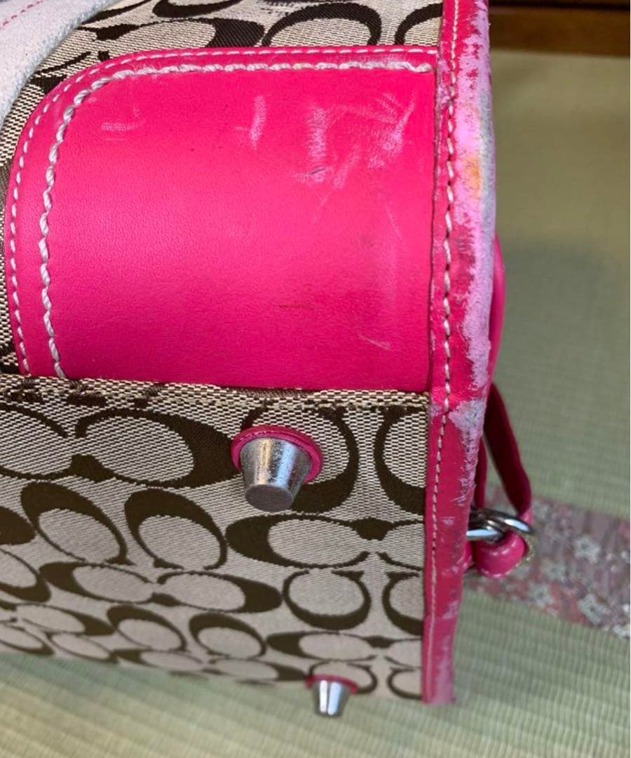 【激レア】Coach キャリーバッグ ペット用　ペットキャリー