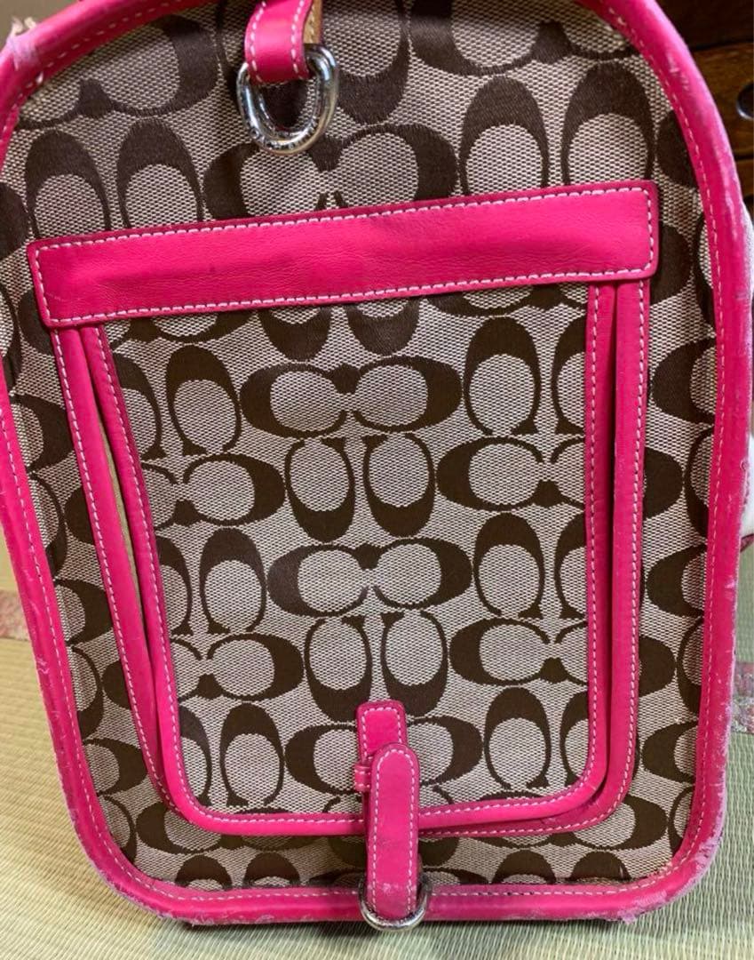 【激レア】Coach キャリーバッグ ペット用　ペットキャリー