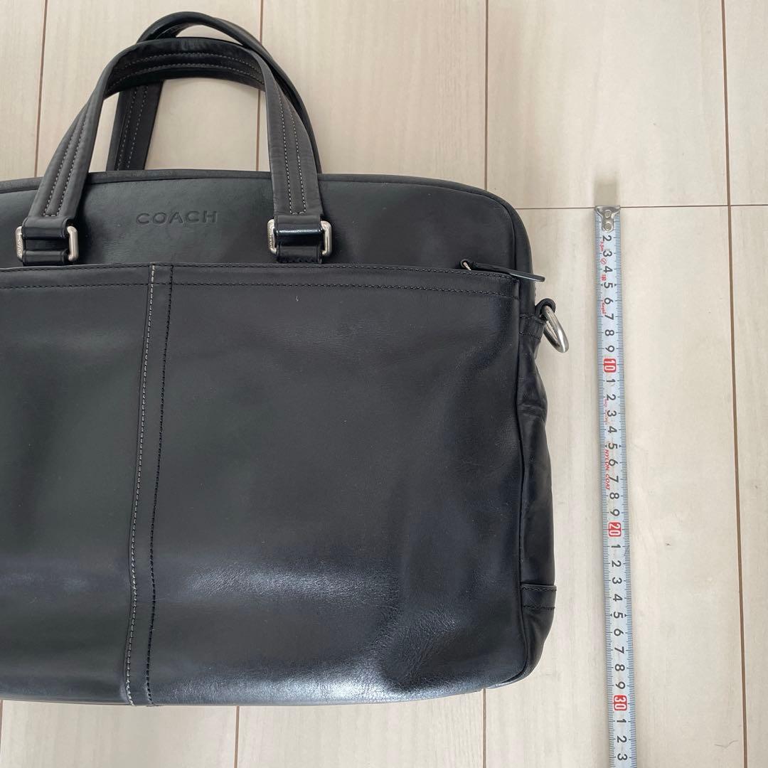 COACH レザービジネスバッグ 2WAY ショルダー付き